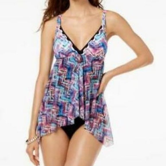 Profile by Gottex Womens Fantasia One-Piece, Size 8 - Picture 1 of 1